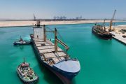 استمرار النشاط التشغيلي بمحطة ترانس كارجو بميناء السخنة واستقبال أول سفينتين بعد بدء التشغيل التجاري