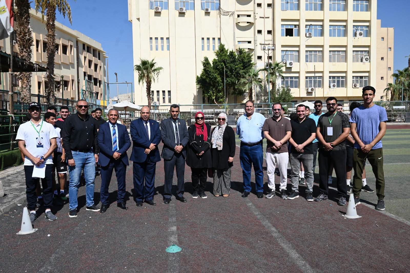 جامعة الفيوم: لجنة المجلس الأعلى للجامعات تتفقد اختبارات قدرات كلية علوم الرياضة