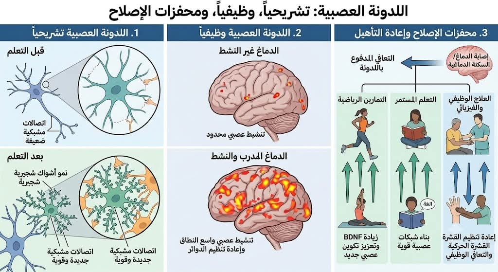 اللدونة العصبية (Neuroplasticity)
