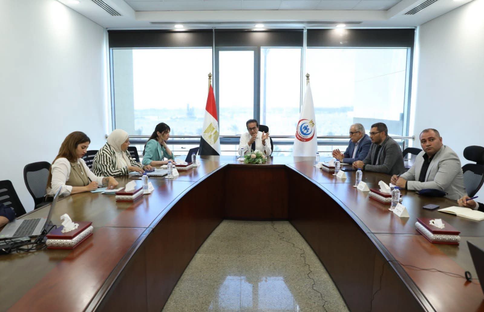 وزير الصحة يبحث مع  مجموعة «سان دوناتو» الإيطالية مستجدات تطوير مستشفى هليوبوليس الجديدة