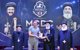 قداسة البابا يلتقي أكاديمية الكرة التابعة لمركز المنتزه القبطي للتطوير MCDC