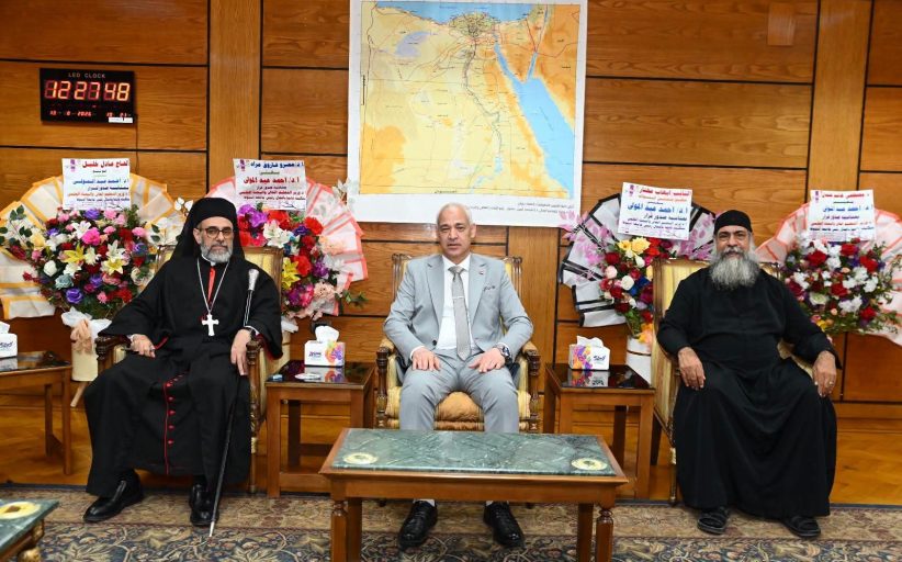 عبدالمولى يستقبل الأنبا دانيال لطفي مطران الأقباط الكاثوليك بأسيوط للتهنئة وتعزيز التعاون المشترك