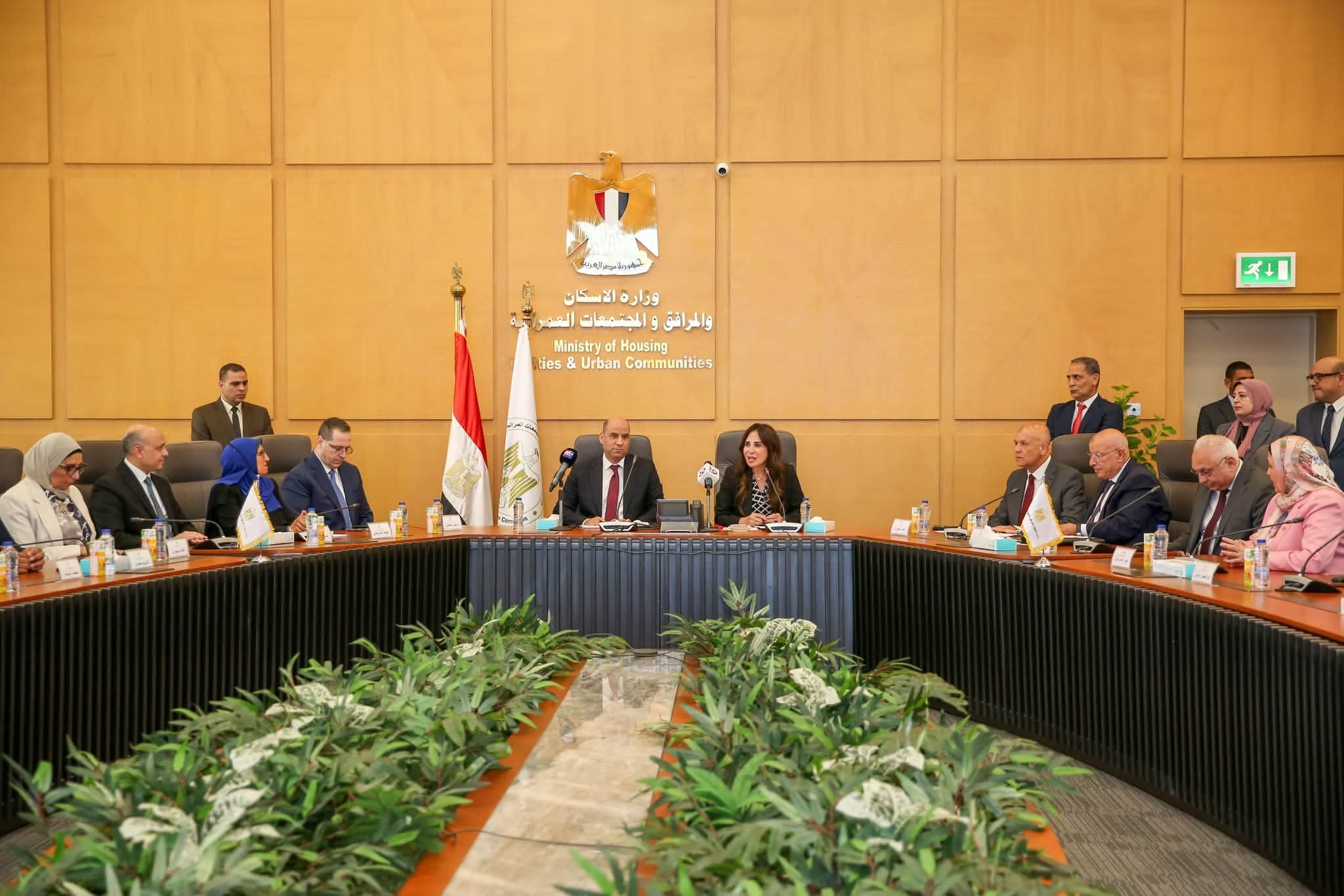 وزيرا الإسكان والعمل يكرمان أوائل طلاب المدارس الفنية لمياه الشرب والصرف الصحي ومدرسة عمار للتكنولوجيا التطبيقية
