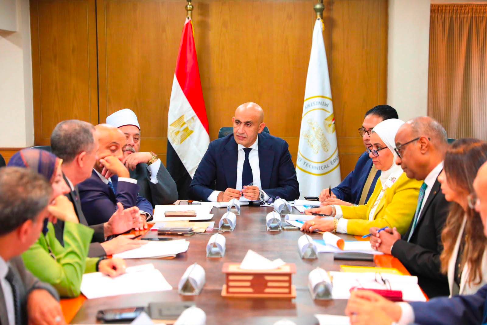 المجلس الأعلى للتعليم يستعرض آليات تطبيق نظام شهادة البكالوريا المصرية