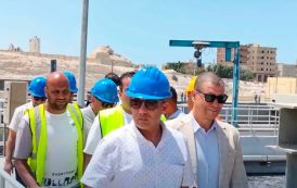 المنشاوي تتابع مشروع الصرف الصحي لمنطقة أبو تلات بالإسكندرية