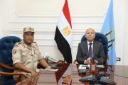 محافظ القاهرة يستقبل المستشار العسكرى الجديد للمحافظة