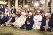الازهرى ورئيس جامعة الأزهر ونقيب الأشراف وشيخ مشايخ الطرق الصوفية يشاركون في احتفال المولد النبوي الشريف
