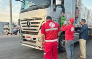 الهلال الأحمر المصري يدفع بأطنان من المساعدات الغذائية والإغاثية لدعم الفلسطينيين