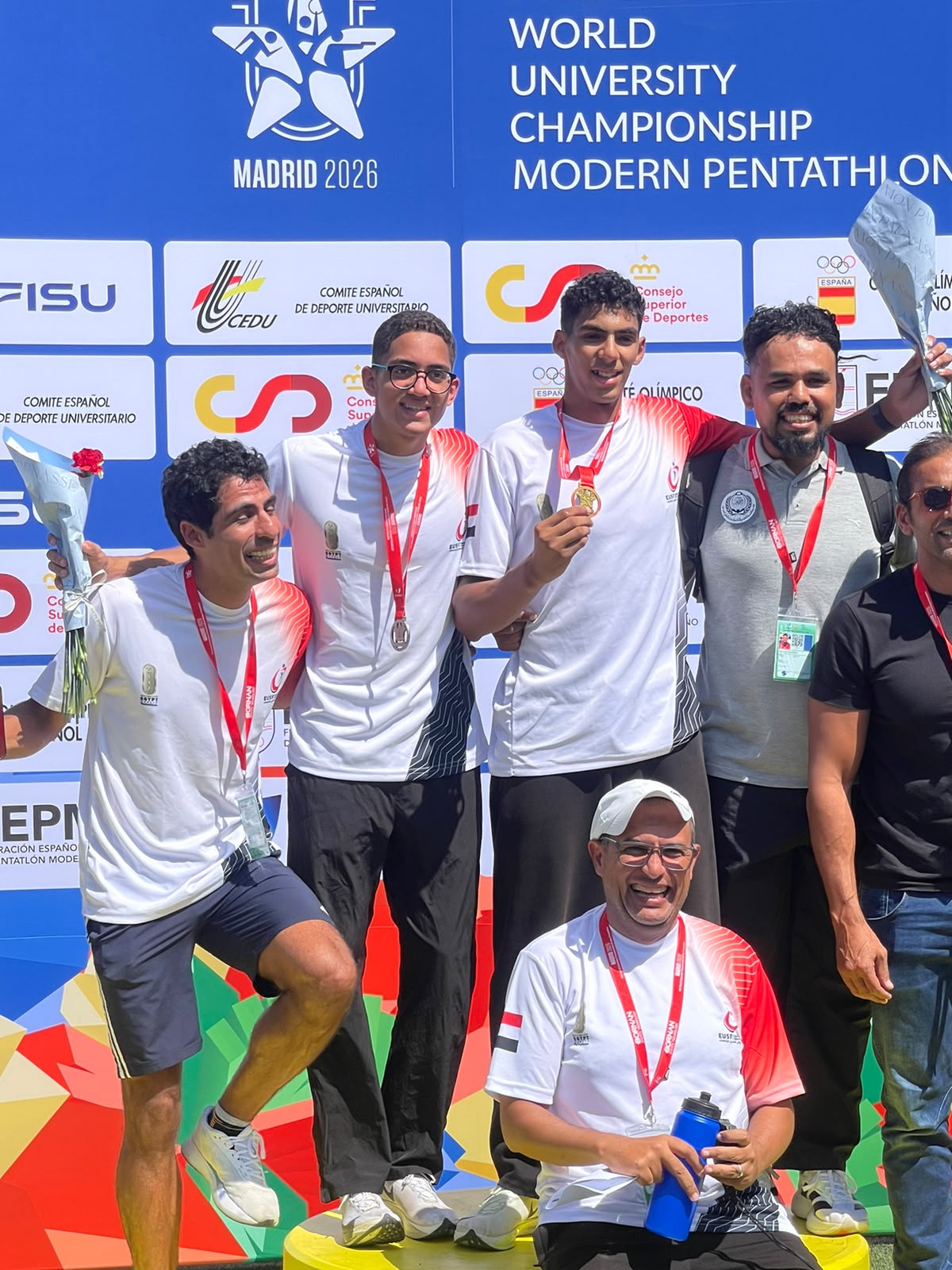 جوهر يهنئ المنتخب المصري بتصدر بطولة العالم للخماسي الحديث للجامعات بـ6 ميداليات في مدريد