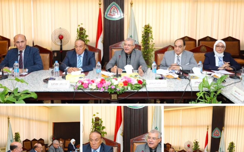 د. لواء سمير فرج يشارك في اجتماع مجلس جامعة الزقازيق ويشيد بطفرتها الأكاديمية قبل يوبيلها الذهبي