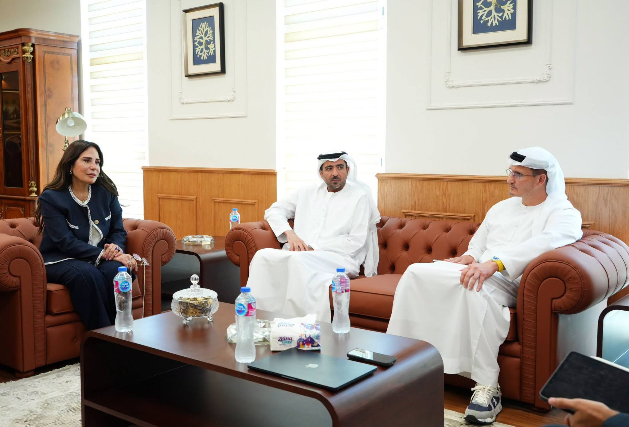 المنشاوي تلتقي وفد مجموعة «مدن القابضة» الإماراتية لمتابعة مستجدات مشروع رأس الحكمة