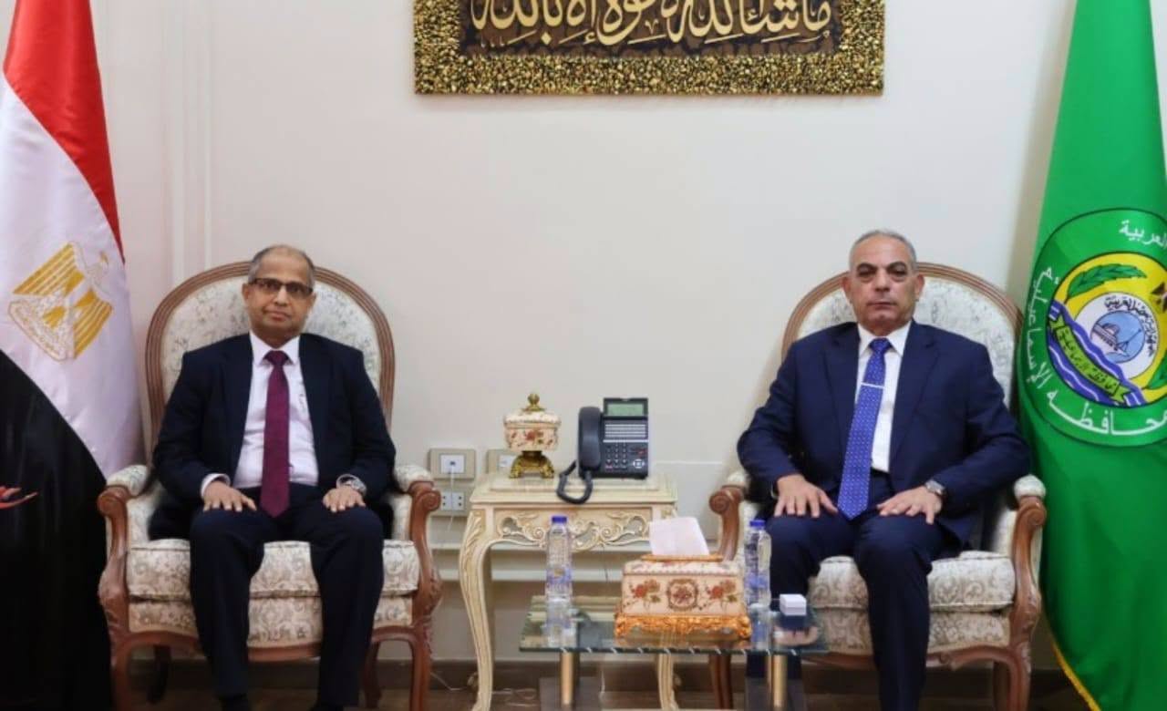 محافظ الإسماعيلية يستقبل سفير سريلانكا بالقاهرة لبحث سبل التعاون المشترك بين الجانبين