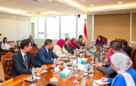 المنشاوى تتابع مع مسئولي شركة HDP مبيعات وتسويق مشروعات المدن الجديدة والفرص الاستثمارية