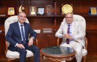 السفير علاء يوسف يستقبل سفير تركيا بالقاهرة