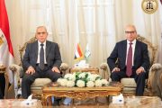 رئيس مجلس الدولة يستقبل رئيس محكمة النقض رئيس مجلس القضاء الأعلى لتقديم التهنئة