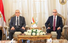 رئيس مجلس الدولة يستقبل رئيس محكمة النقض رئيس مجلس القضاء الأعلى لتقديم التهنئة