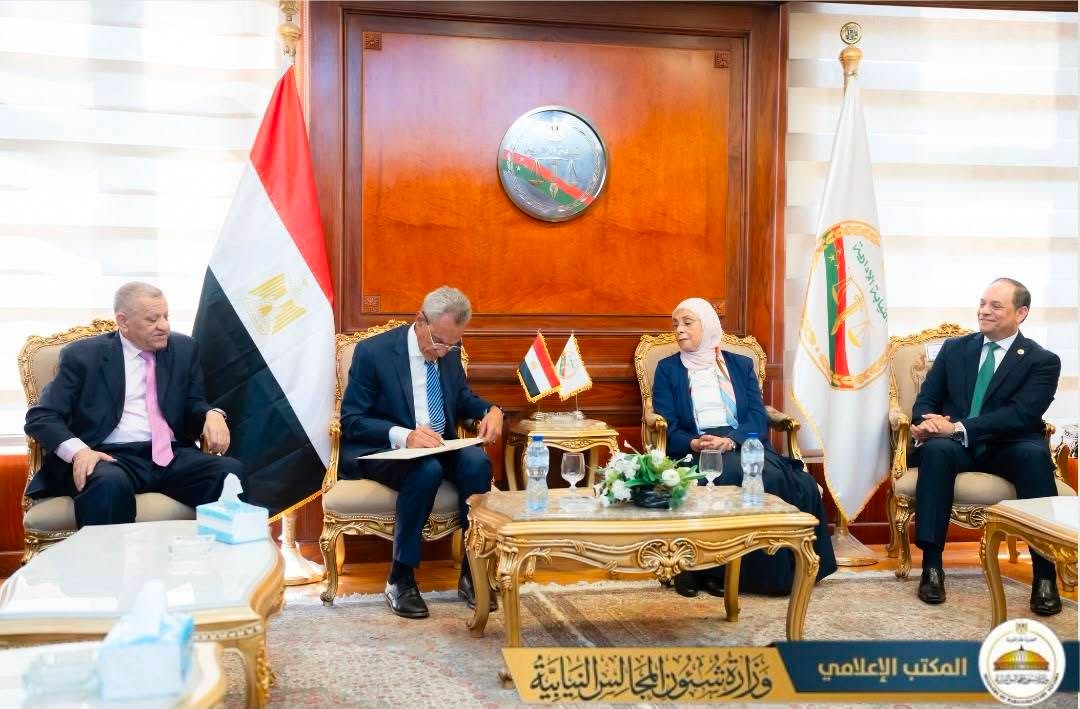 وزير شئون المجالس النيابية يُهنئ رئيس هيئة النيابة الإدارية بتوليها منصبها ويبحث سبل تعزيز التعاون المشترك