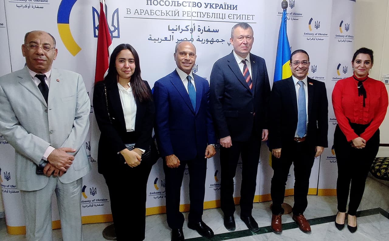وفد رفيع المستوى من حزب الاتحاد يزور السفارة الأوكرانية بالقاهرة